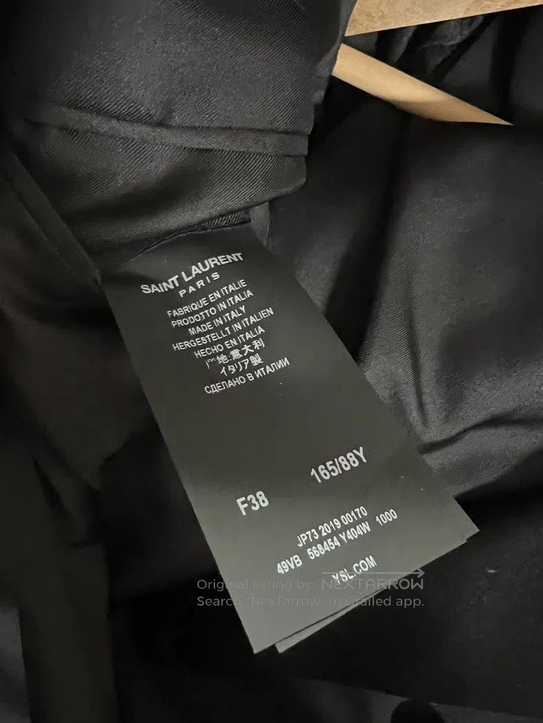 Saint Laurent Paris Saint Laurent Paris Classic Notched Lapel Suit Jacket i Size XS / US 0-2 / IT 36-38 - 4 Thumbnail