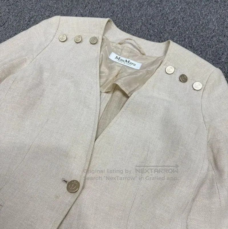Max Mara MaxMara White Polyester Women's Cardigan . Size S / US 4 / IT 40 - 3 Thumbnail