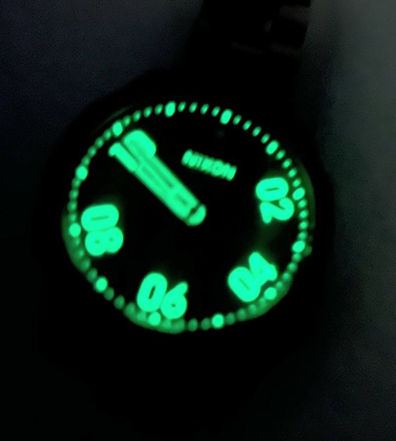 Nixon Nixon Watches The Ranger Quartz Analog 40mm GITD Numbers Y2K Size ONE SIZE - 9 Thumbnail