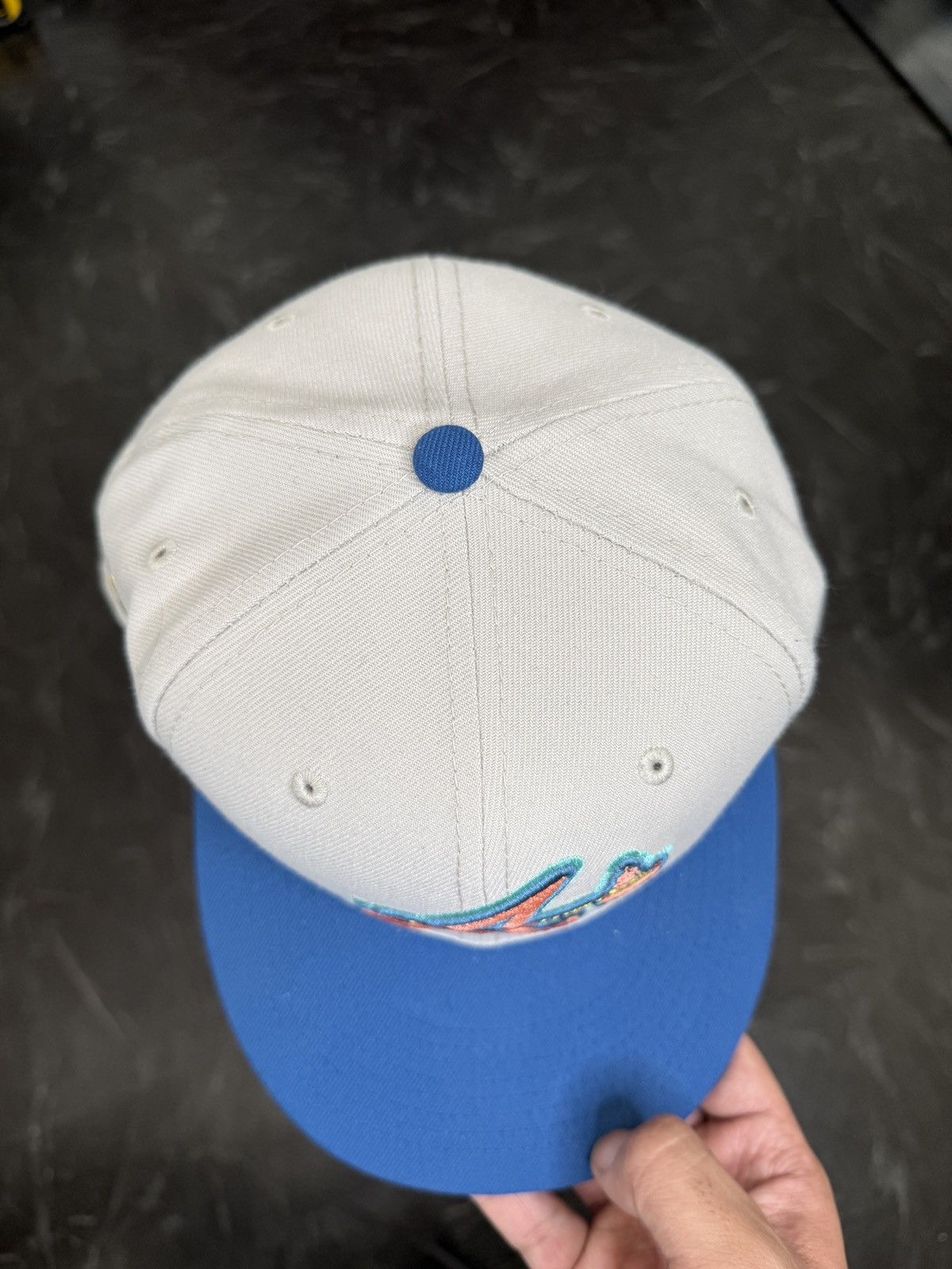 Hat Club Atlanta Braves Ocean Drive 150th Anniversary Patch 7 1/2 Size ONE SIZE - 6 Thumbnail