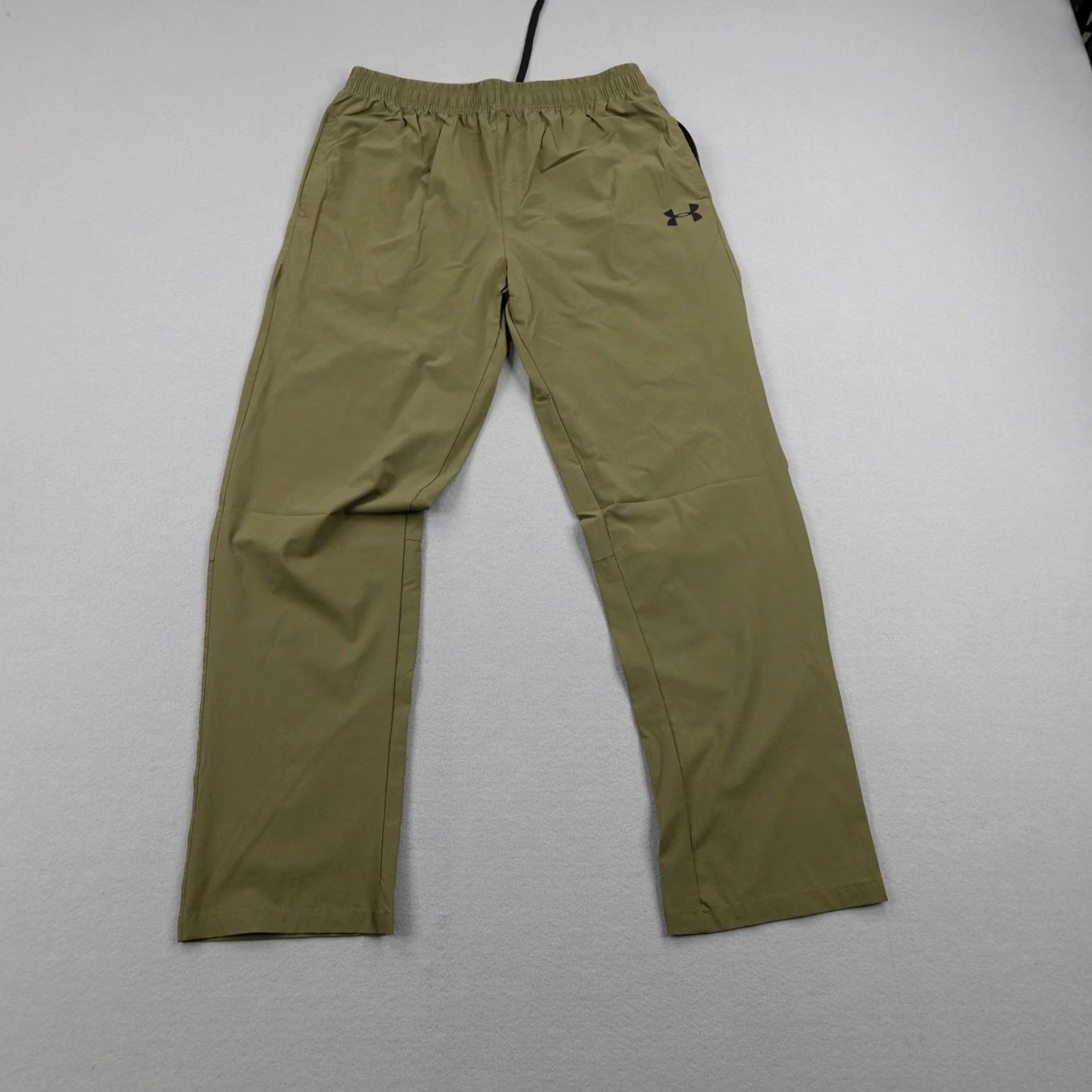 Under Armour Under Armour Project Rock Pants Mens Large Green Track Joggers Workout Athletic Size US 33 - 2 Thumbnail