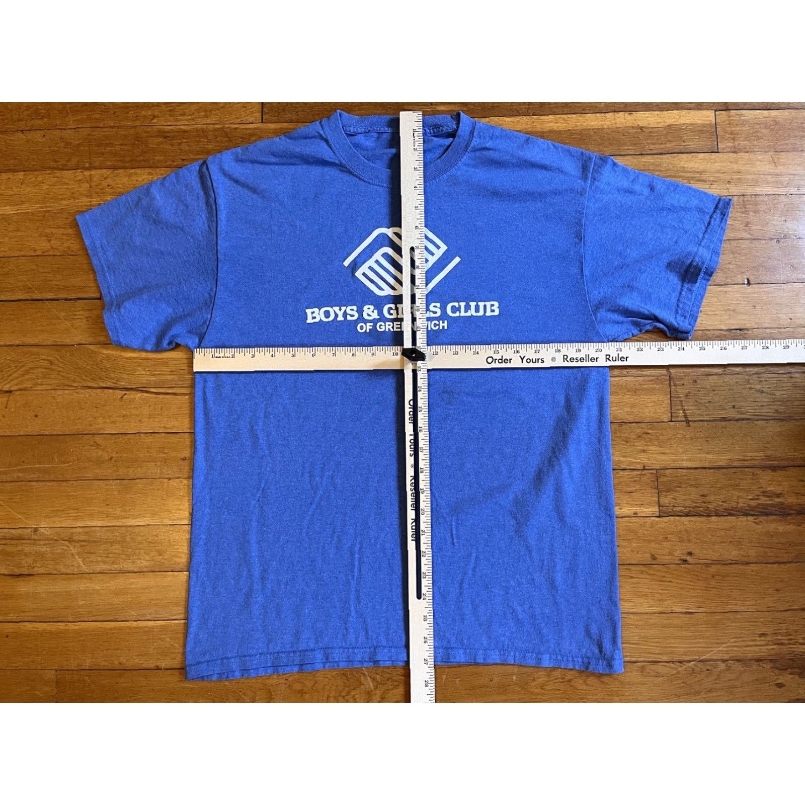 Vintage VINTAGE Boys & Girls Club Of Greenwich Connecticut Shirt Men’s Large Blue Size US L / EU 52-54 / 3 - 6 Thumbnail