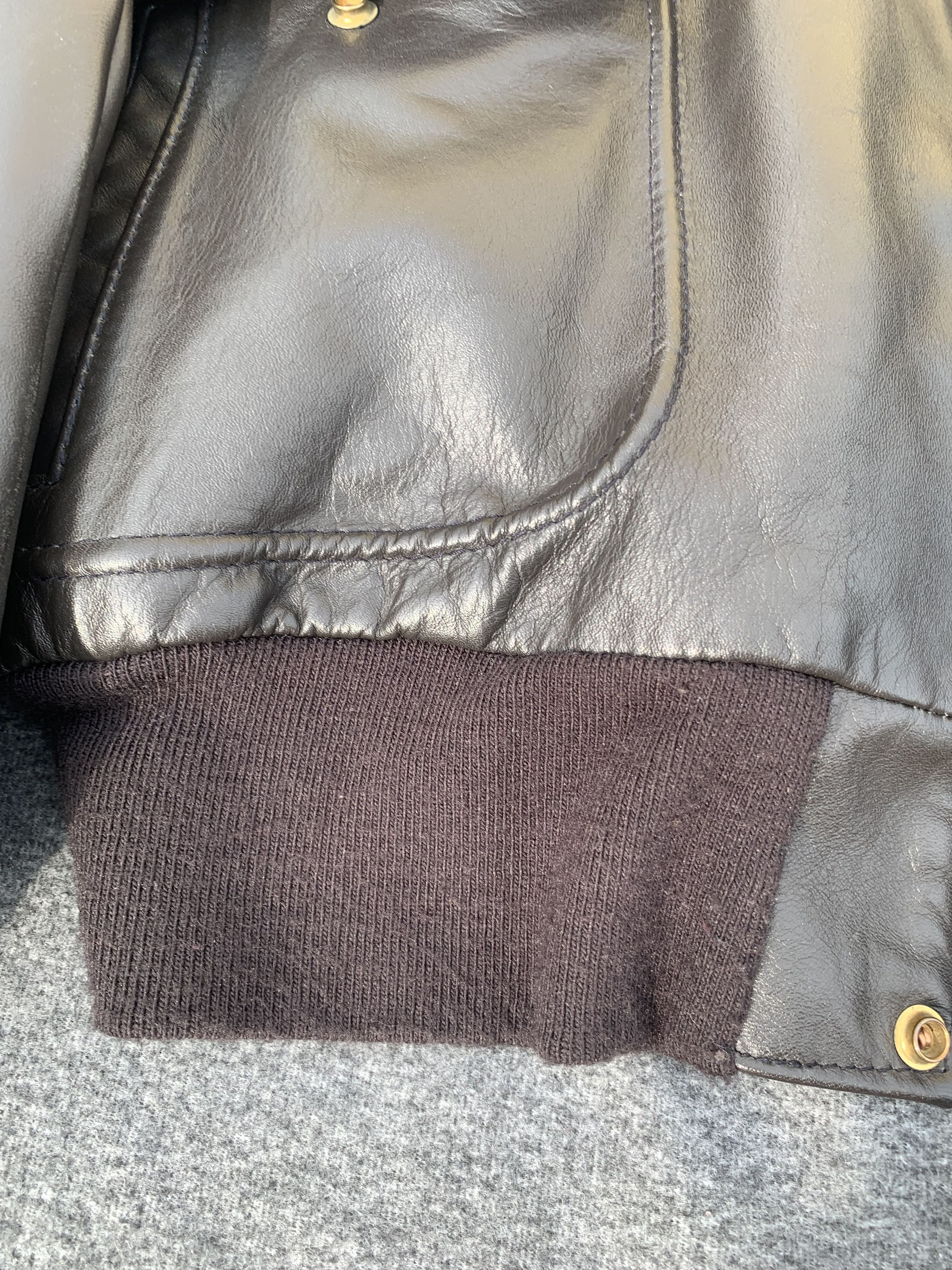 Schott Schott NYC 684SM – Naked Cowhide Flight Jacket – Size 52 US Size US L / EU 52-54 / 3 - 13 Thumbnail