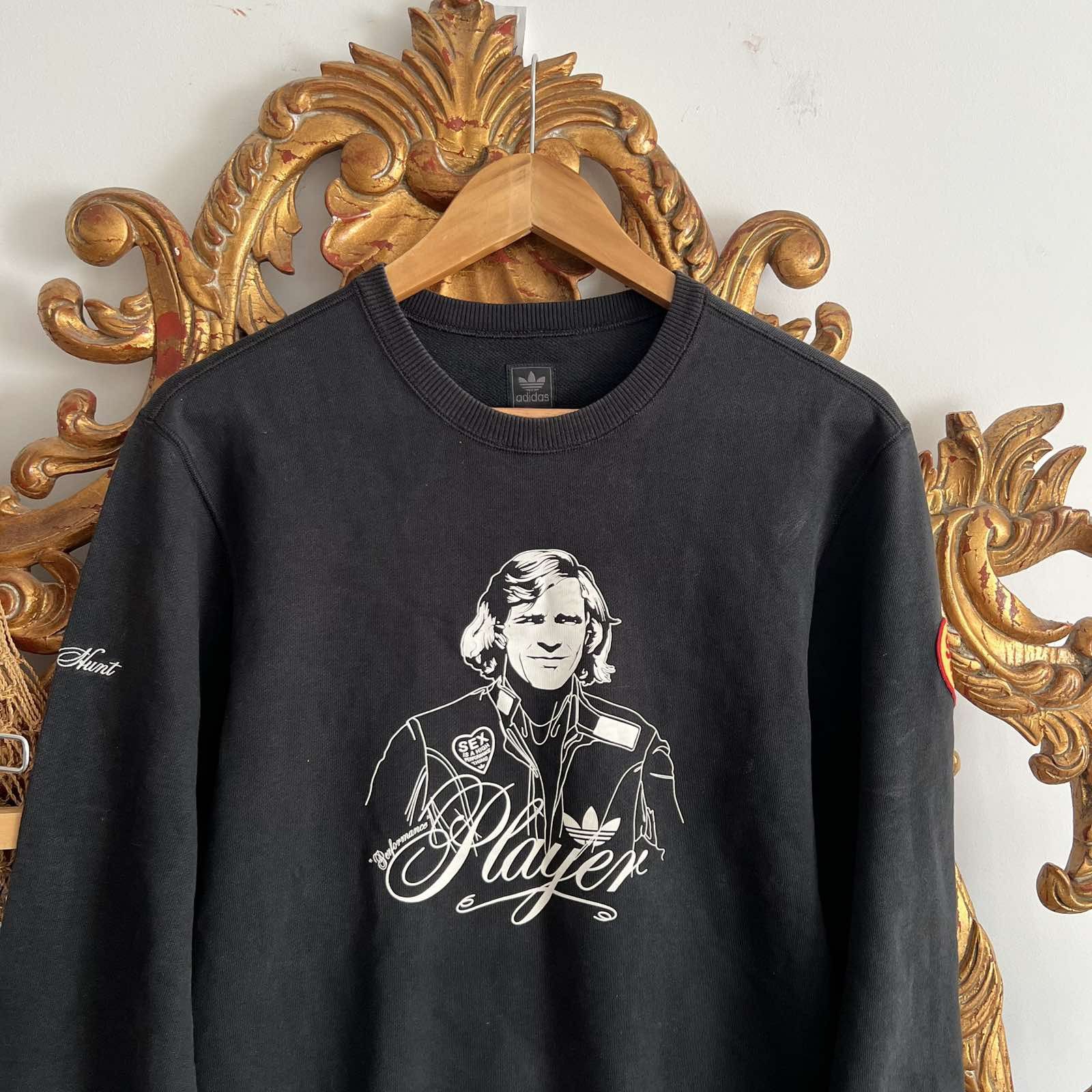 Adidas × Vintage Rare Adidas James Hunt Vintage Sweatshirts Sz S Size US S / EU 44-46 / 1 - 2 Thumbnail