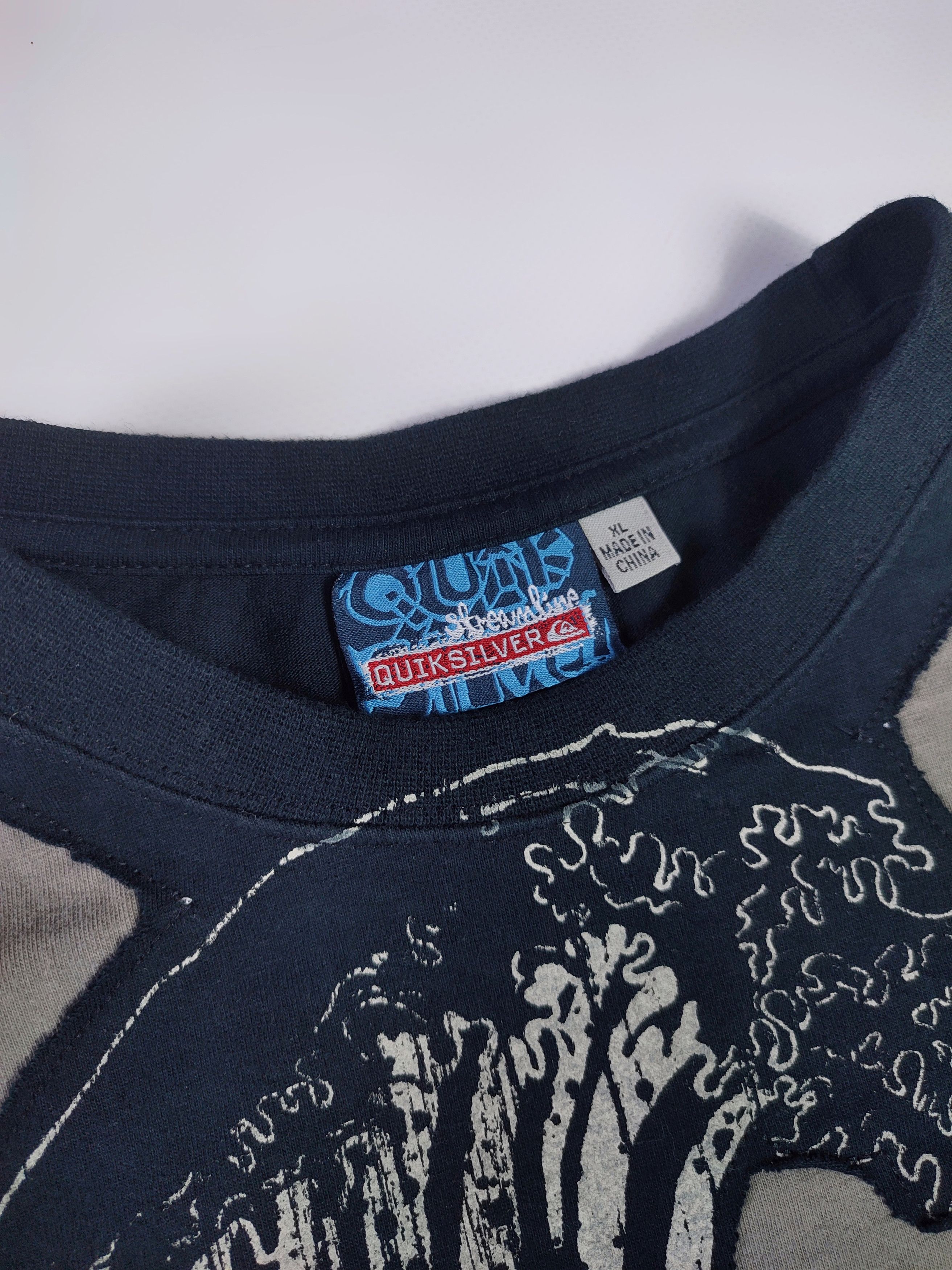 Japanese Brand × Quiksilver Japanese Streamline Wave T-shirt Size US XL / EU 56 / 4 - 9 Thumbnail