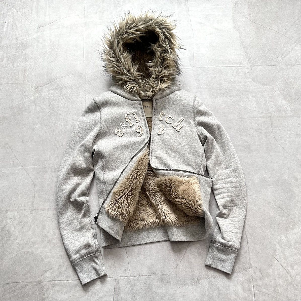 Hysteric Glamour × Undercover Abercrombie If Six Was Nine LGB Vibe Fur Zip Hoodie Jacket Size S / US 4 / IT 40 - 1 Thumbnail