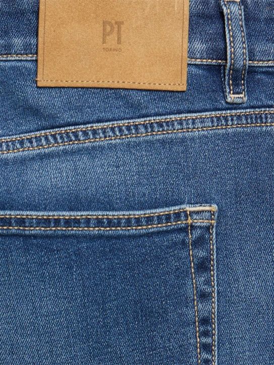PT Torino o1lsvrm0425 Pocket Stretch Denim Jeans in Ocean Blue Size US 30 / EU 46 - 3 Thumbnail