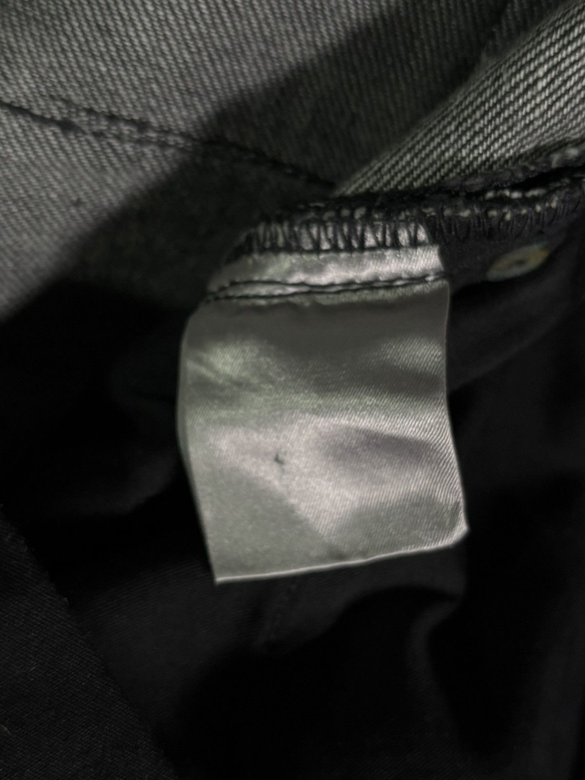 Dior Dior Homme SS04 destroyed waxed strip denim Size US 34 / EU 50 - 12 Thumbnail