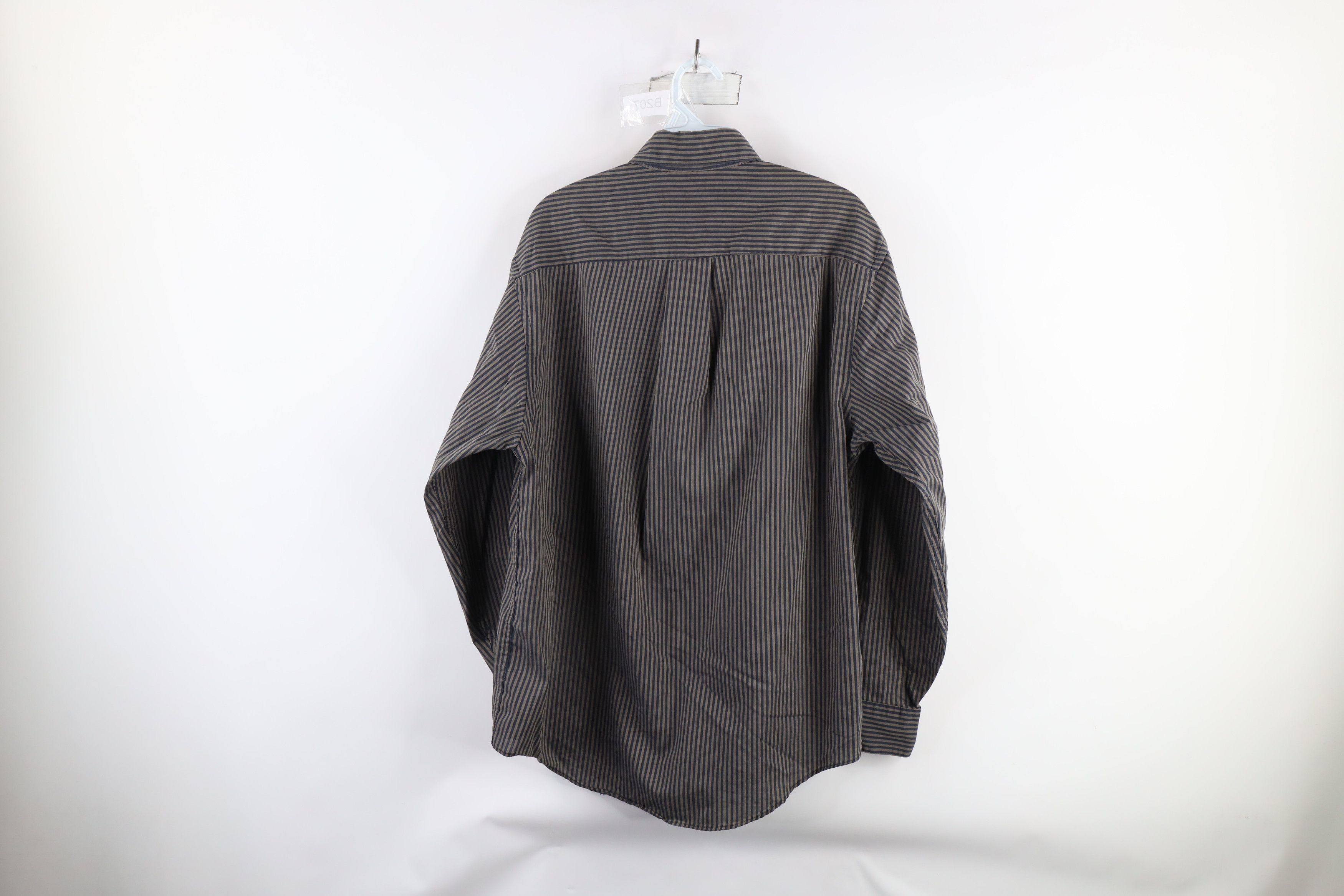 Vintage Vintage 90s Streetwear Striped Collared Button Down Shirt Size US M / EU 48-50 / 2 - 9 Thumbnail