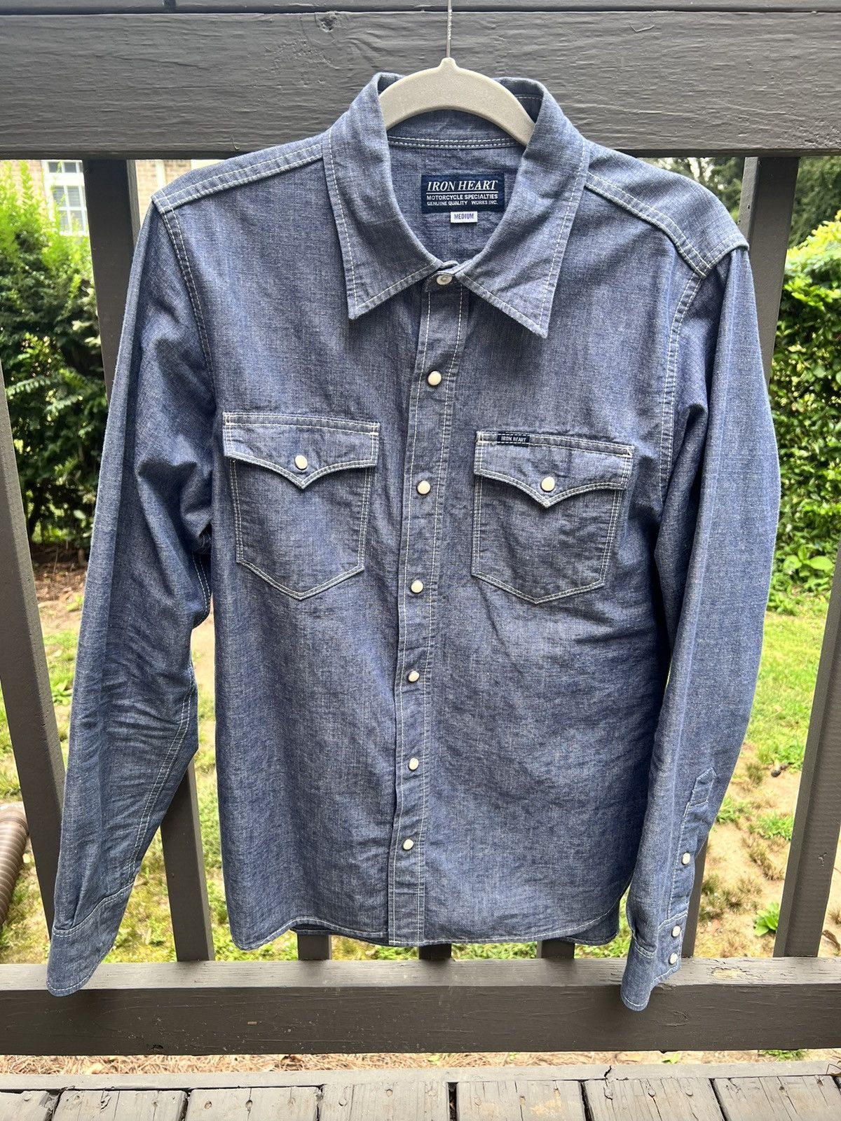 Iron Heart Iron Heart Chambray Western Grailed