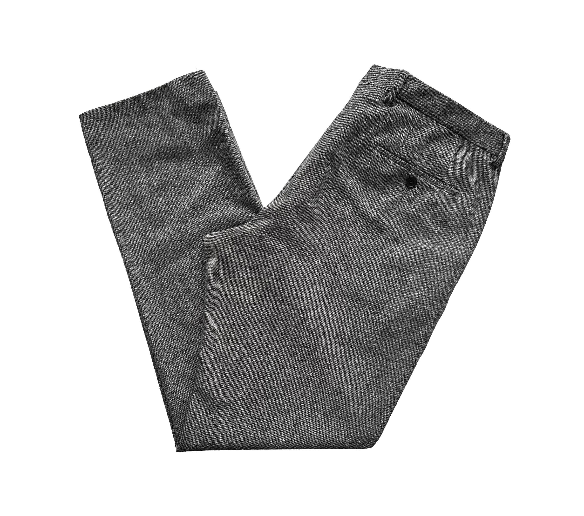 Hugo Boss Hugo Boss grey melange wool trousers Size US 36 / EU 52 - 1 Thumbnail