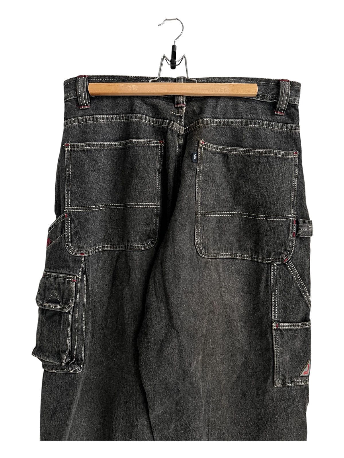 Ecko Unltd. × JNCO × Sean John Y2K JNCO Style Piko Super Baggy Carpenter Jeans Denim Size US 34 / EU 50 - 9 Thumbnail