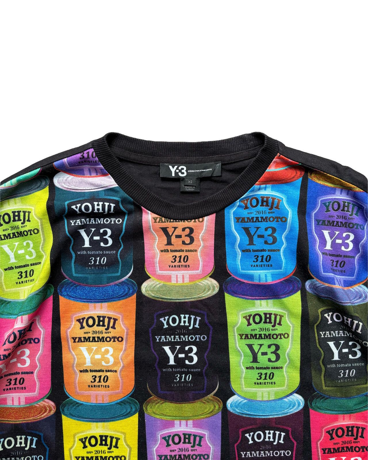 Yohji Yamamoto Y-3 Adidas Yohji Yamamoto T Shirt Black Large Size US L / EU 52-54 / 3 - 3 Thumbnail