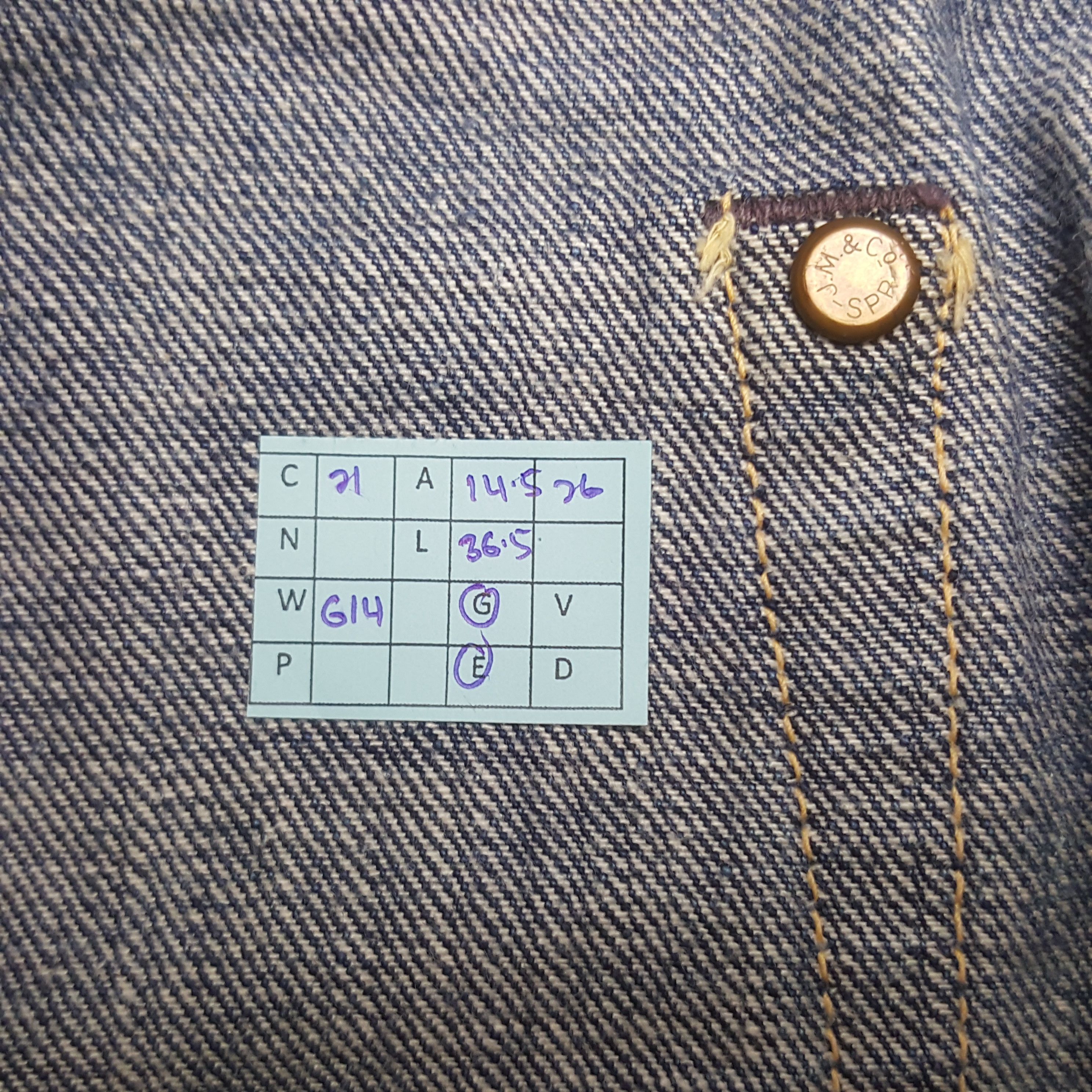 Denime Vintage Denime Selvedge Japanese Denim Jeans Size US 29 - 14 Thumbnail