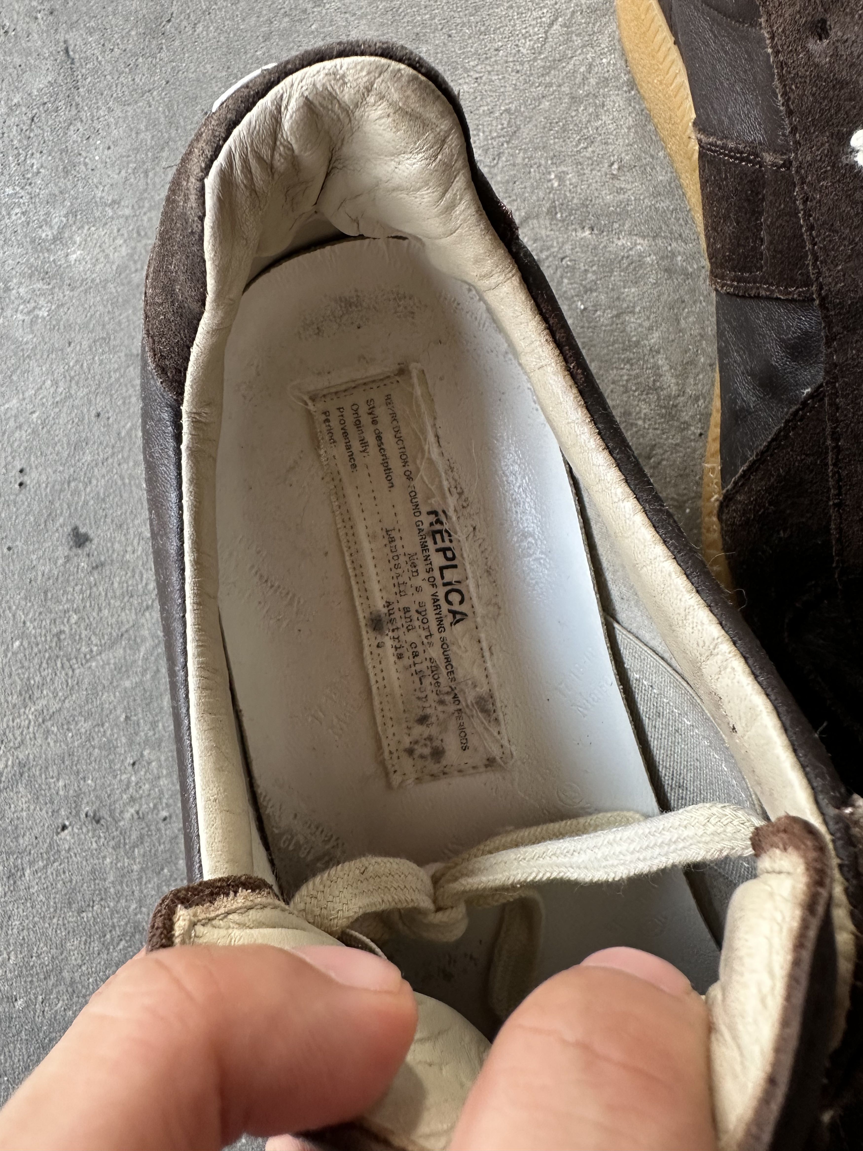 Maison Margiela Maison Margiela Replica Low Brown Sneaker Size US 7 / EU 40 - 6 Thumbnail