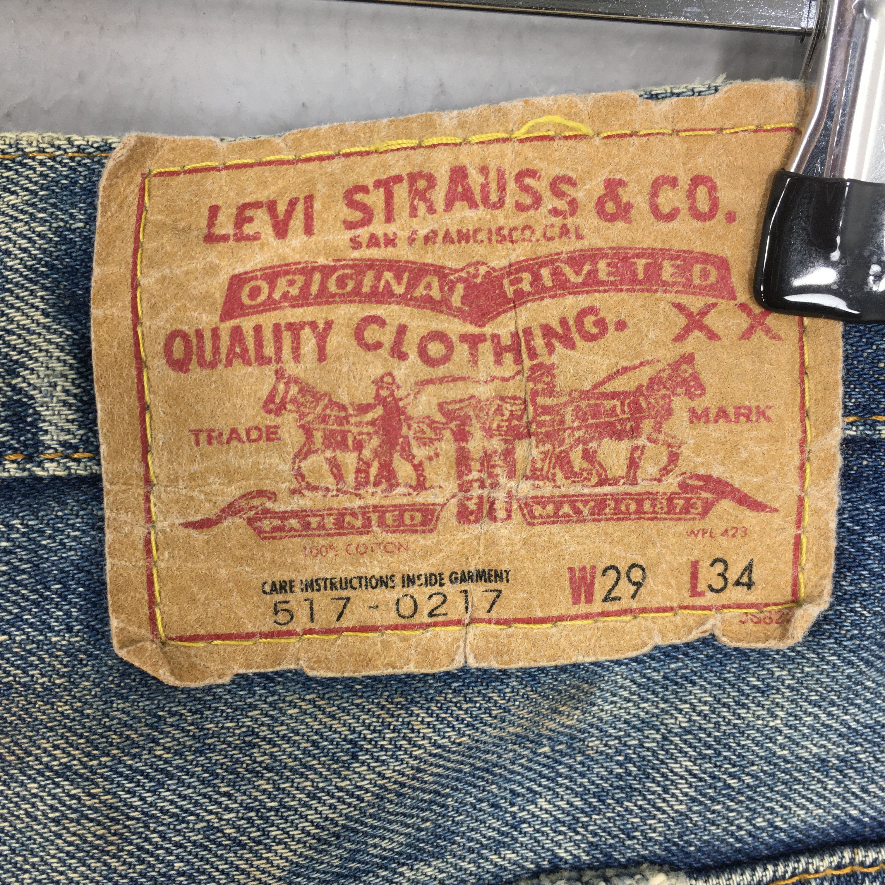 Levi's Size 27x28.5 Vintage Levis 517 Stonewash Bootcut Jeans S2024 Size 27" / US 4 / IT 40 - 11 Thumbnail