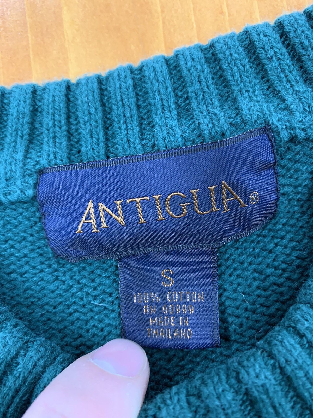 Vintage Vintage Antigua Green Bay Packers Knit Size US S / EU 44-46 / 1 - 1 Thumbnail