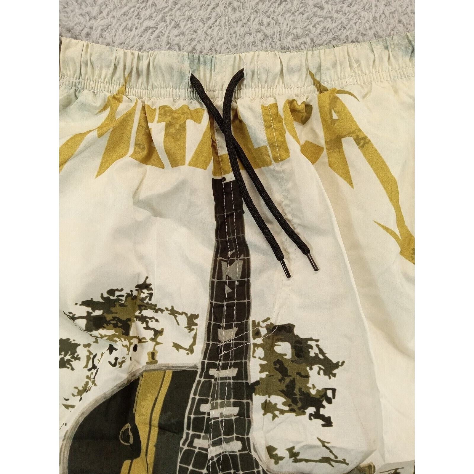 & Other Stories Metallica Swim Shorts 29 Men's Rock N Roll Guitar Swimwear Size US 29 - 5 Thumbnail
