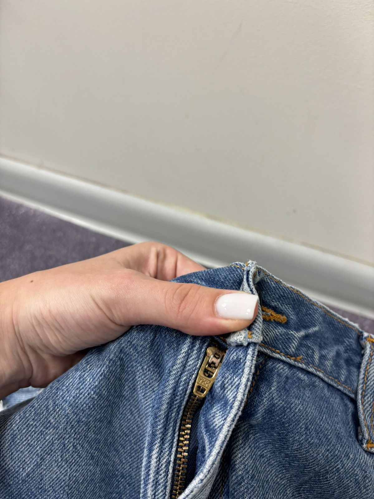 Dickies Vintage Dickies Regular Fit Y2K Faded Blue Work Denim Jeans Size US 36 / EU 52 - 18 Thumbnail