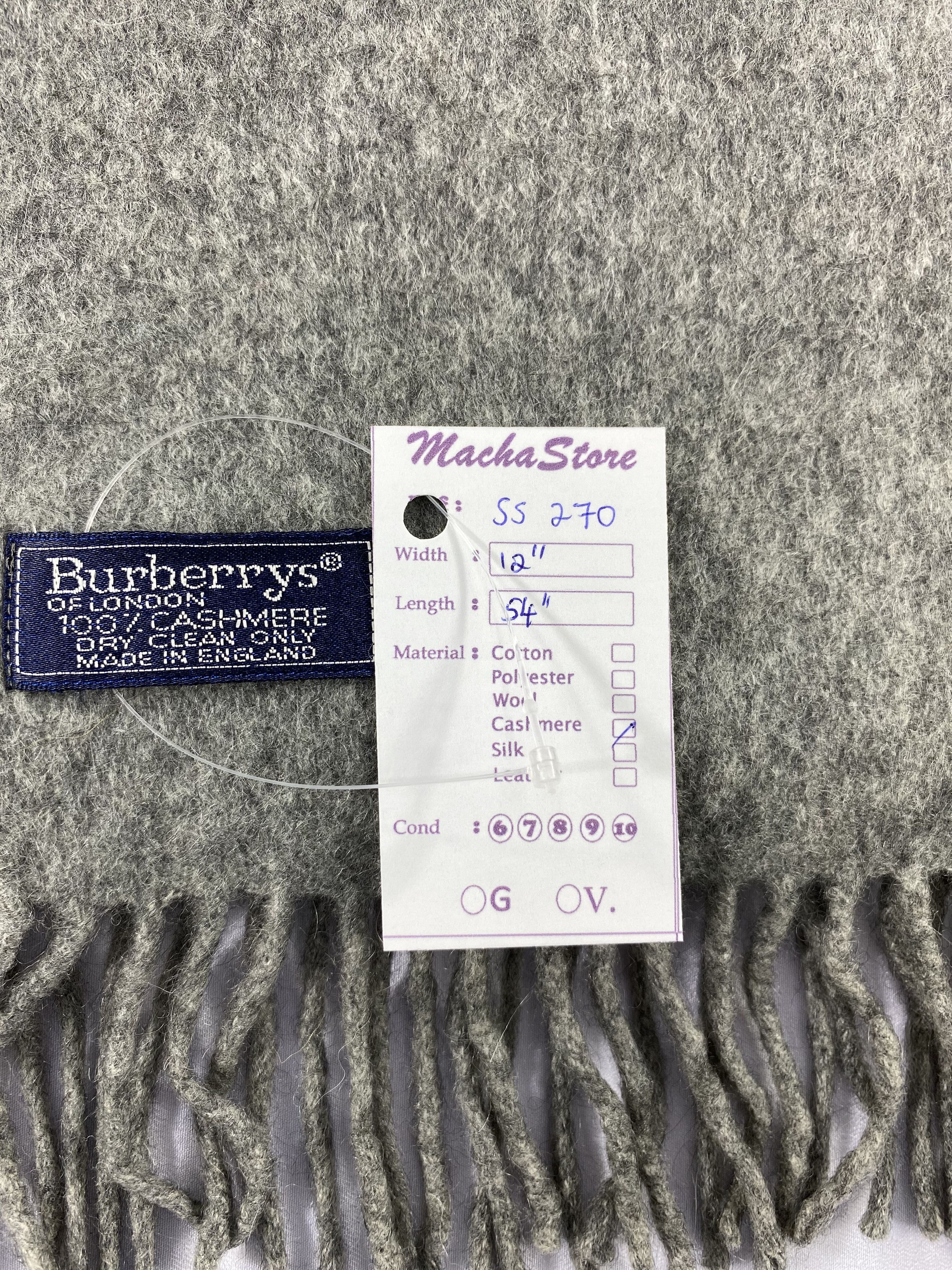 Burberry Burberry Plain Scarf / Muffler / Neckwear Size ONE SIZE - 4 Thumbnail