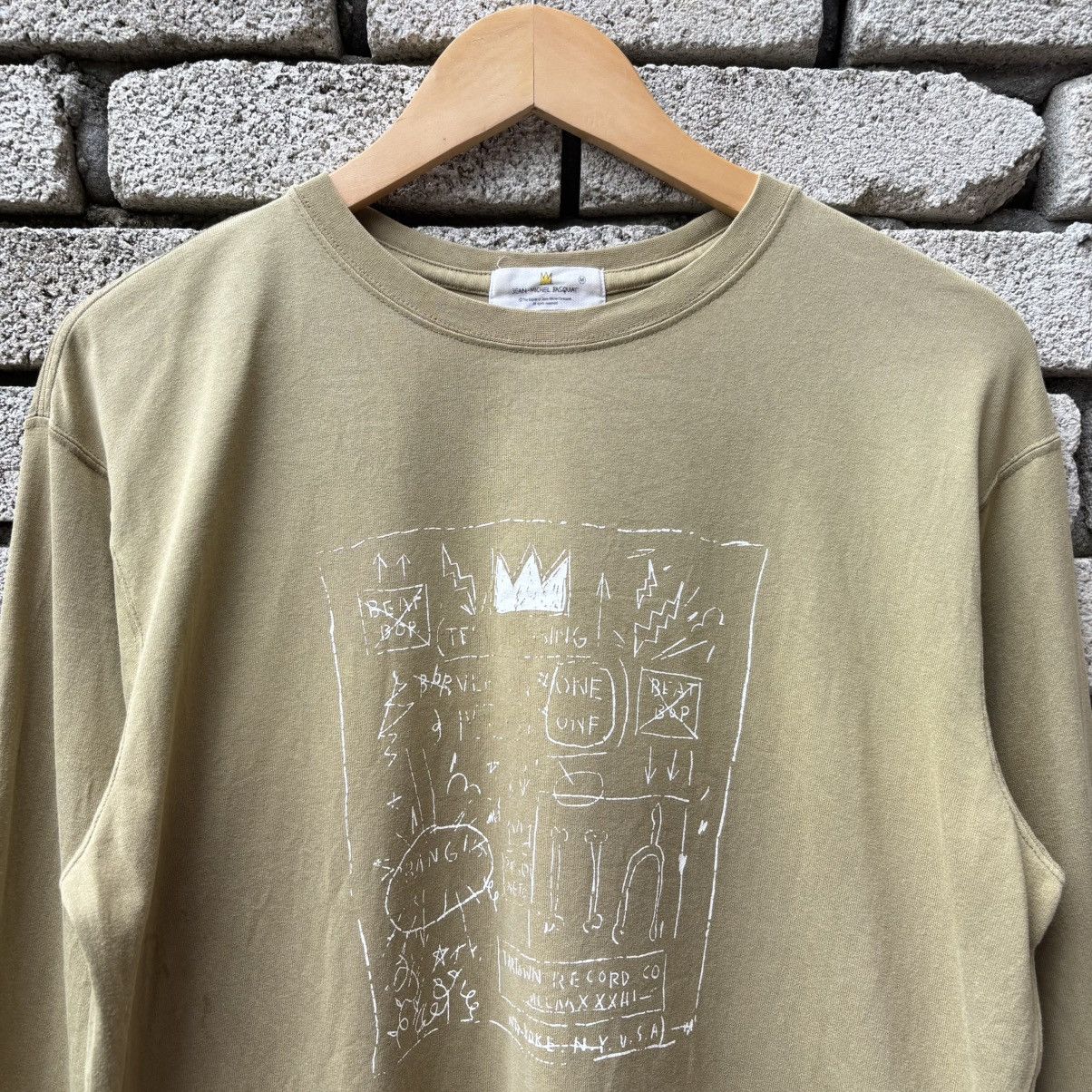Jean-Michel Basquiat Vintage Jean-Michel Basquiat Uniqlo Long Sleeve Shirt Size US L / EU 52-54 / 3 - 2 Thumbnail