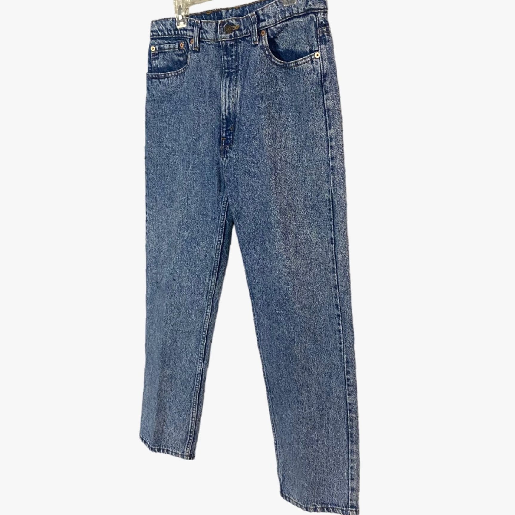Levi's VINTAGE Levi's 505 Jeans Regular Fit Straight Men 36X29 Blue Denim USA Levi's 505 5-Pocket 29 Inseam Mens Size 36X29 Size US 36 / EU 52 - 2 Thumbnail