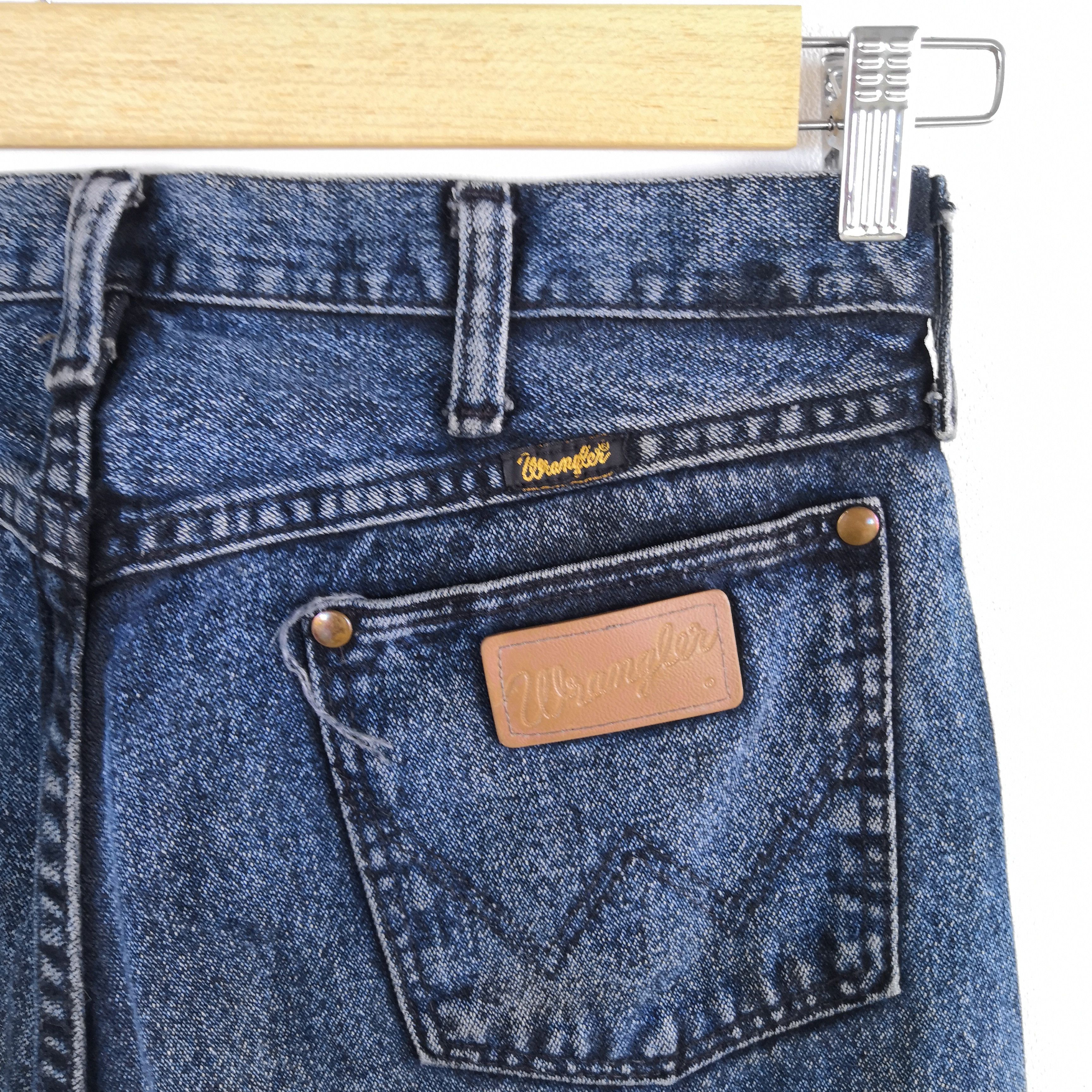 Wrangler Vintage 90s Wrangler Faded Denim Stone Wash Jeans Size US 32 / EU 48 - 5 Thumbnail