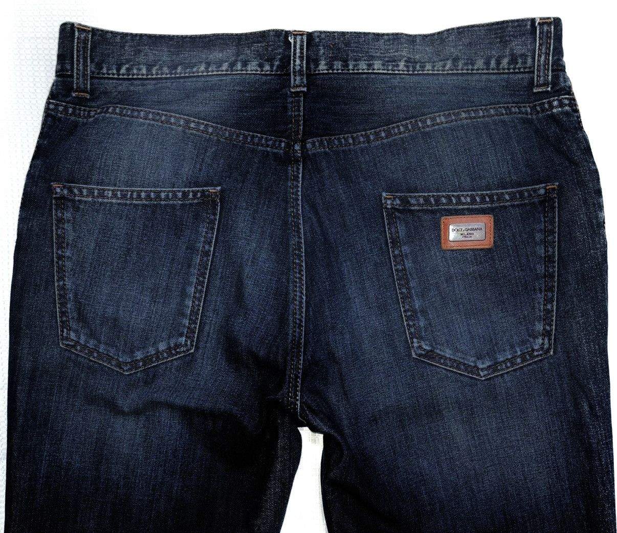 Dolce & Gabbana Dolce & Gabbana Men Western Pkts Blue Jeans 34W/ 26.5 In Size US 34 / EU 50 - 11 Thumbnail