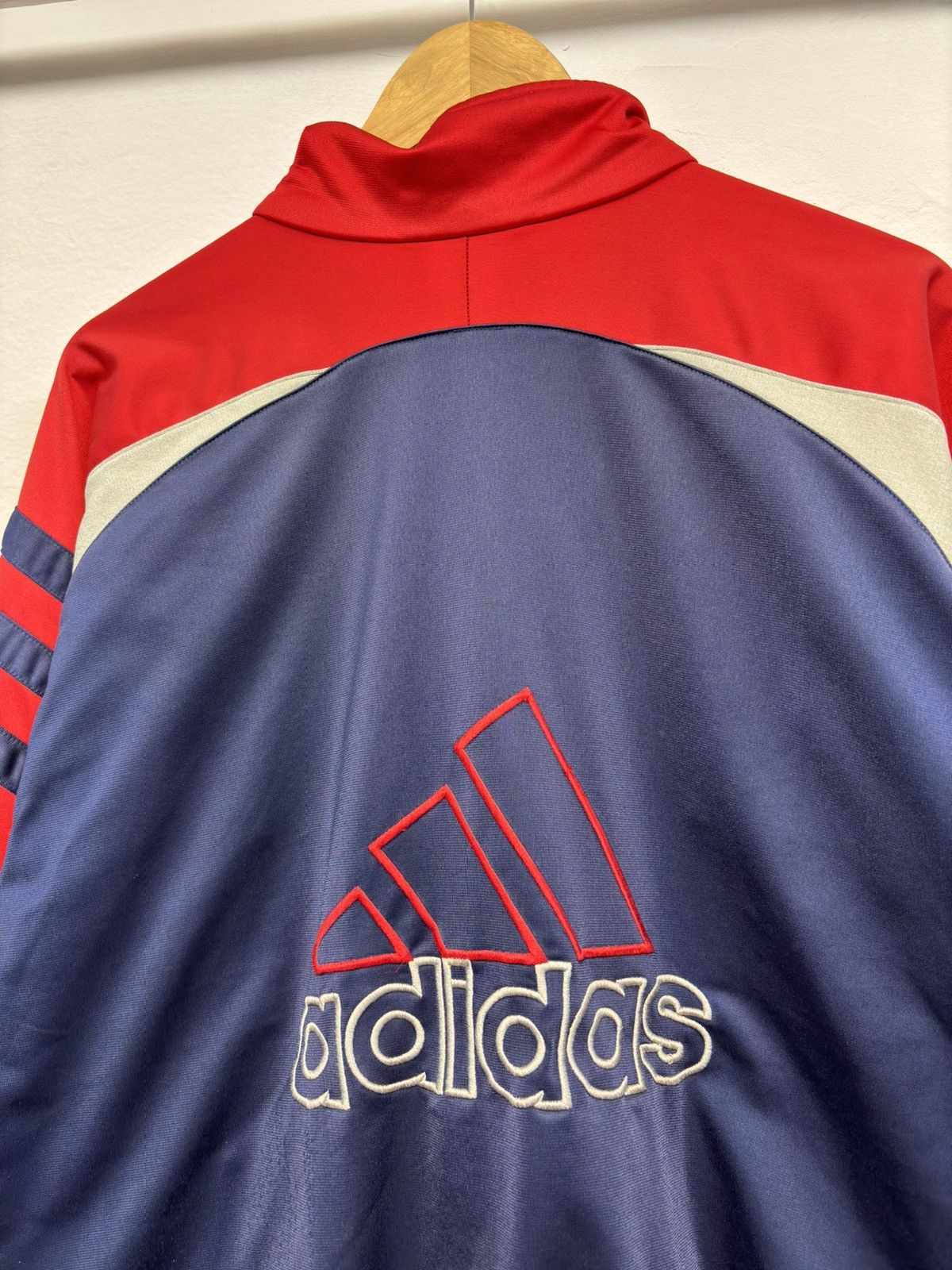 Adidas × Vintage Rare Retro 90’s Adidas Vintage Zip Anorak Jacket Boxy Rap Size US XL / EU 56 / 4 - 2 Thumbnail
