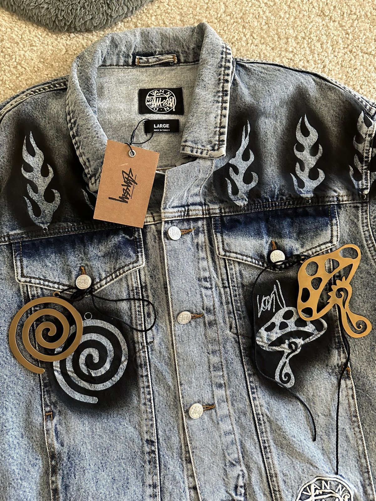 Dries Van Noten Stussy Denim Jacket