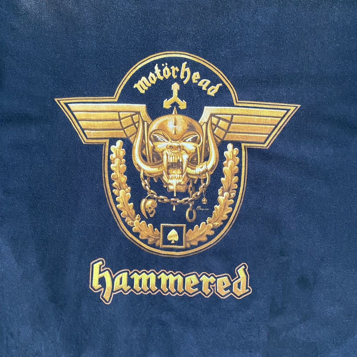 Band Tees Vintage Y2K 2002 Motorhead Hammered Tour Promo Band Tee Size US XL / EU 56 / 4 - 4 Thumbnail