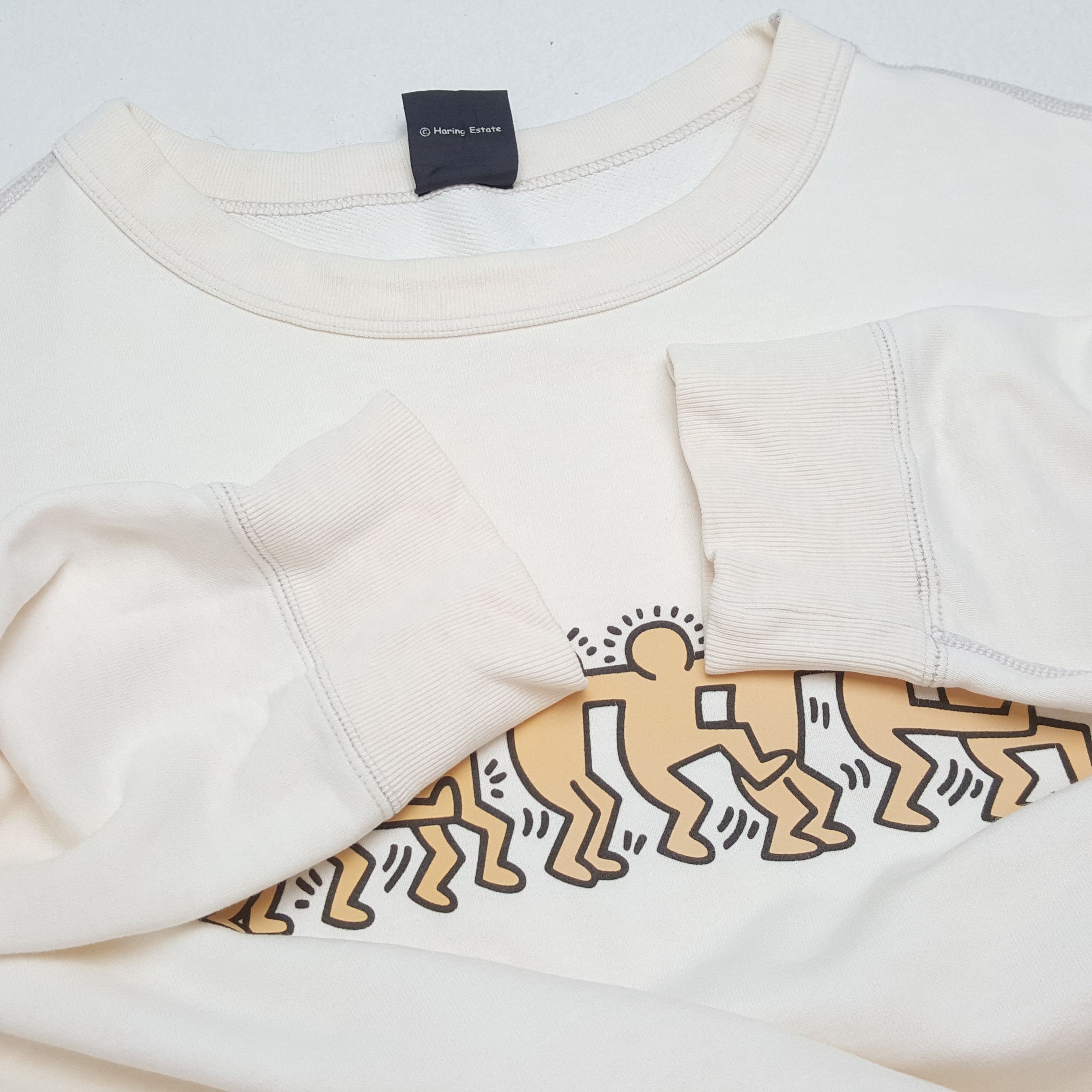 Keith Haring × Vintage KEITH HARING Art Design Style Streetwear Sweatshirt Size US L / EU 52-54 / 3 - 8 Thumbnail