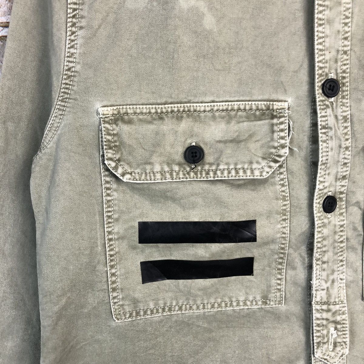 Japanese Brand Japanese Brand Green vintage jacket shirt #A217 Size US M / EU 48-50 / 2 - 9 Thumbnail