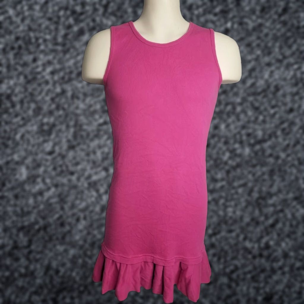 Vintage VINTAGE Newport News Shirt Dress Womens M Pink Swim Coverup Tank Ruffle Dress Knee Length Casual 90s Retro Men/Women Size M / US 6-8 / IT 42-44 - 1 Thumbnail
