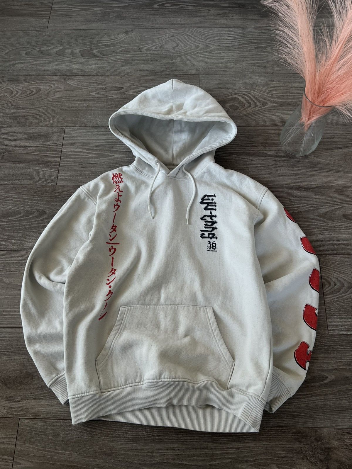 WUTANG BRAND by WU-WEAR Cream Team パーカー WUTANG BRAND by WU-WEAR Cream Team パーカー - メルカリ
