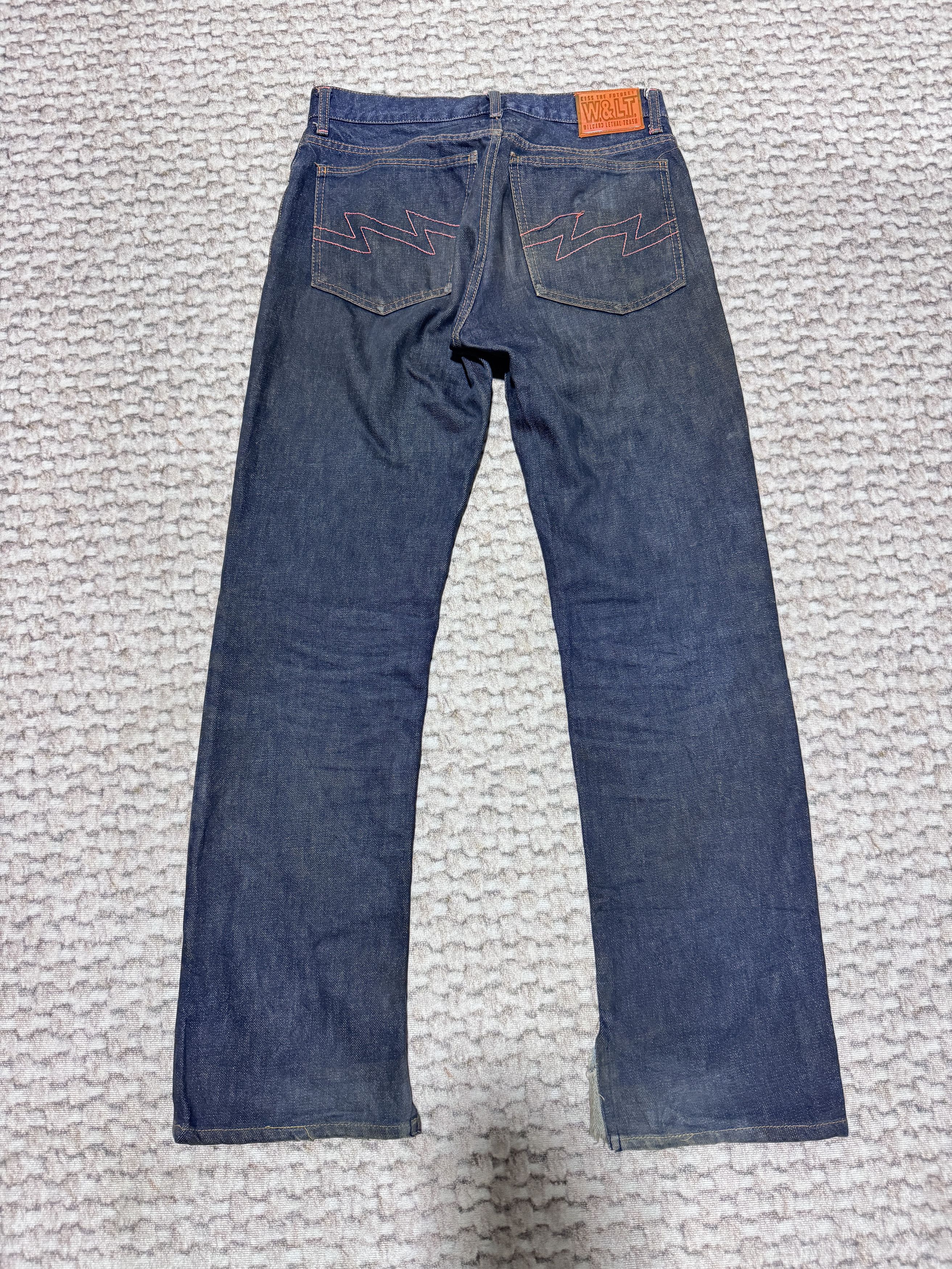 W&LT Vintage W&LT Walter Van Beirendonck Distressed Jeans Size US 30 / EU 46 - 2 Thumbnail