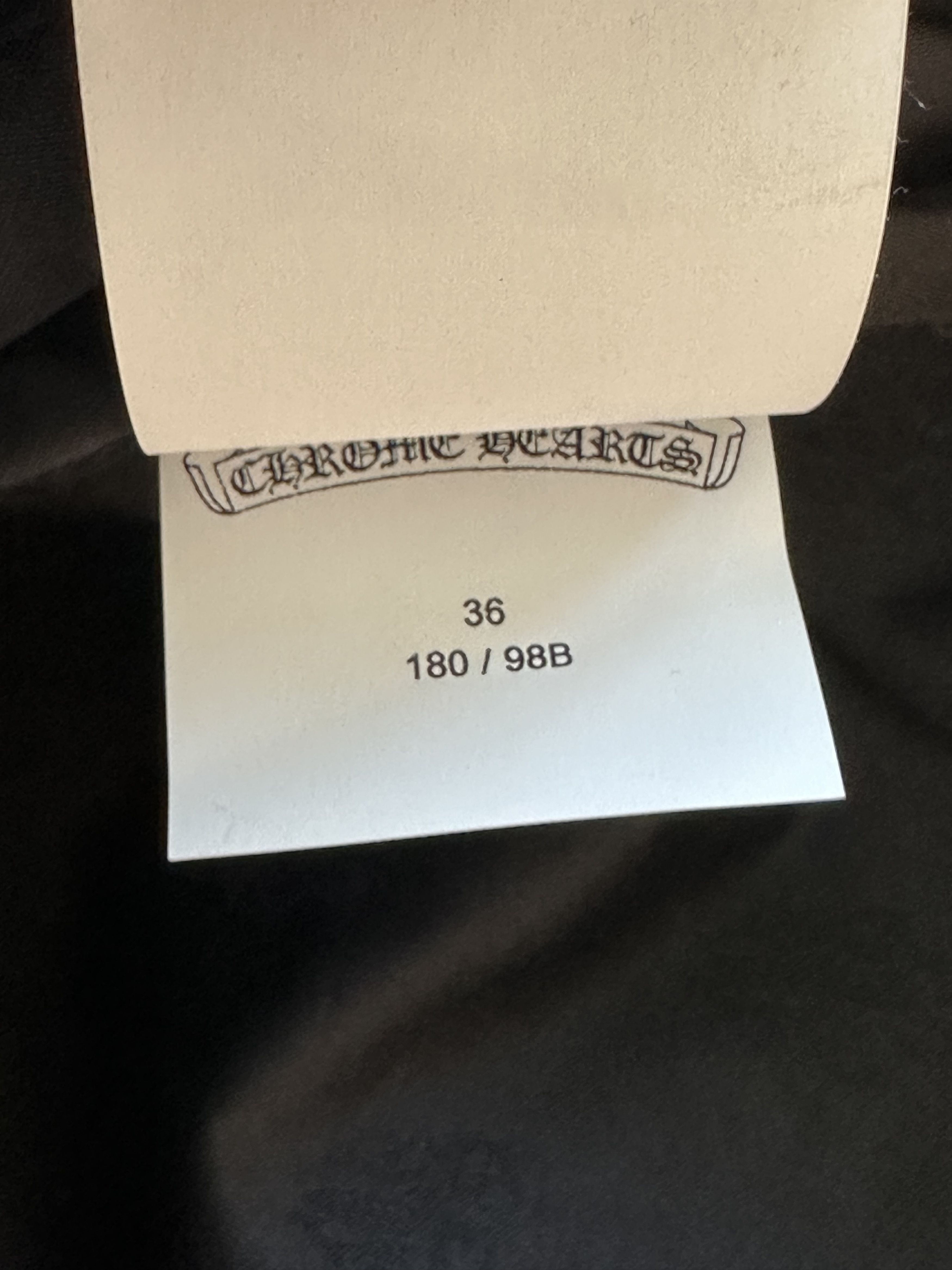 Chrome Hearts Chrome Hearts Black Leather Fleur Knee Carpenter Pants Size US 36 / EU 52 - 8 Thumbnail