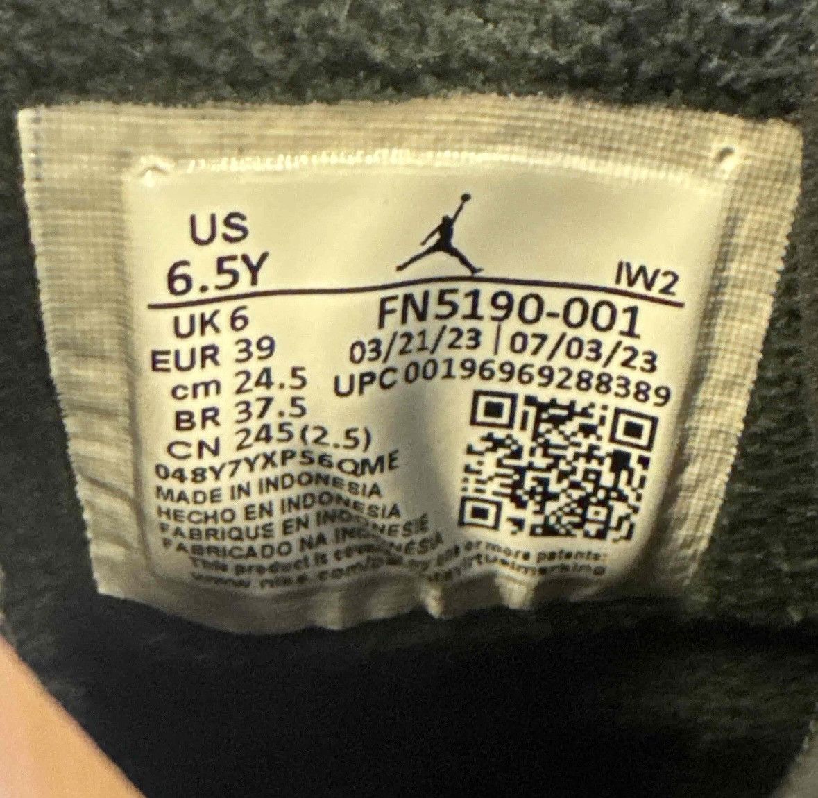 Jordan Brand Jordan 8 Gunsmoke Size US 6.5 / EU 39-40 - 6 Thumbnail