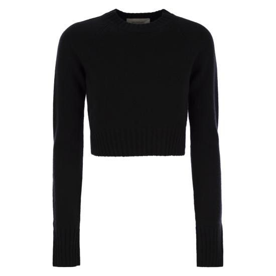 Sportmax SPORTMAX Women Sweater 2512361031600 BLACK Size L / US 10 / IT 46 - 1 Thumbnail