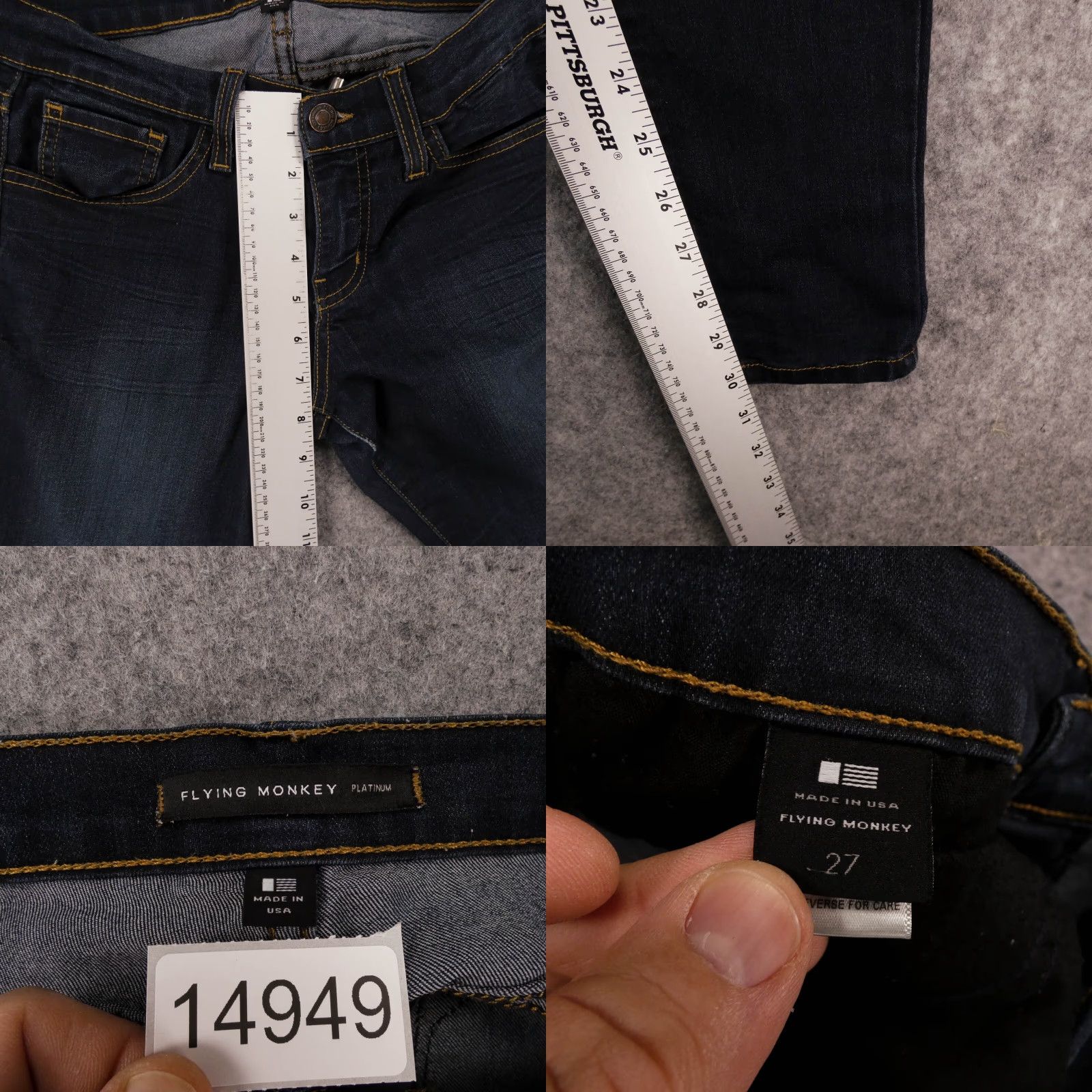 Vintage VINTAGE false Size 27" / US 4 / IT 40 - 8 Thumbnail