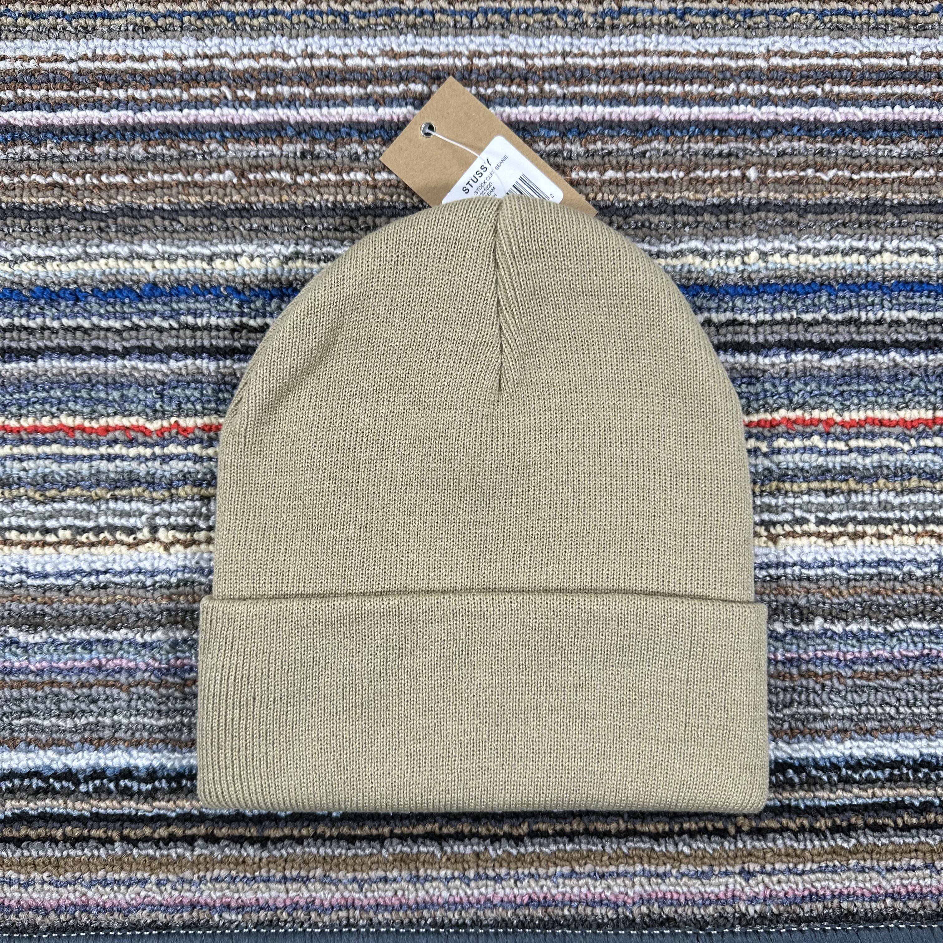 Stussy STUSSY STOCK CUFF BEANIE HAT / CREAM Size ONE SIZE - 3 Thumbnail