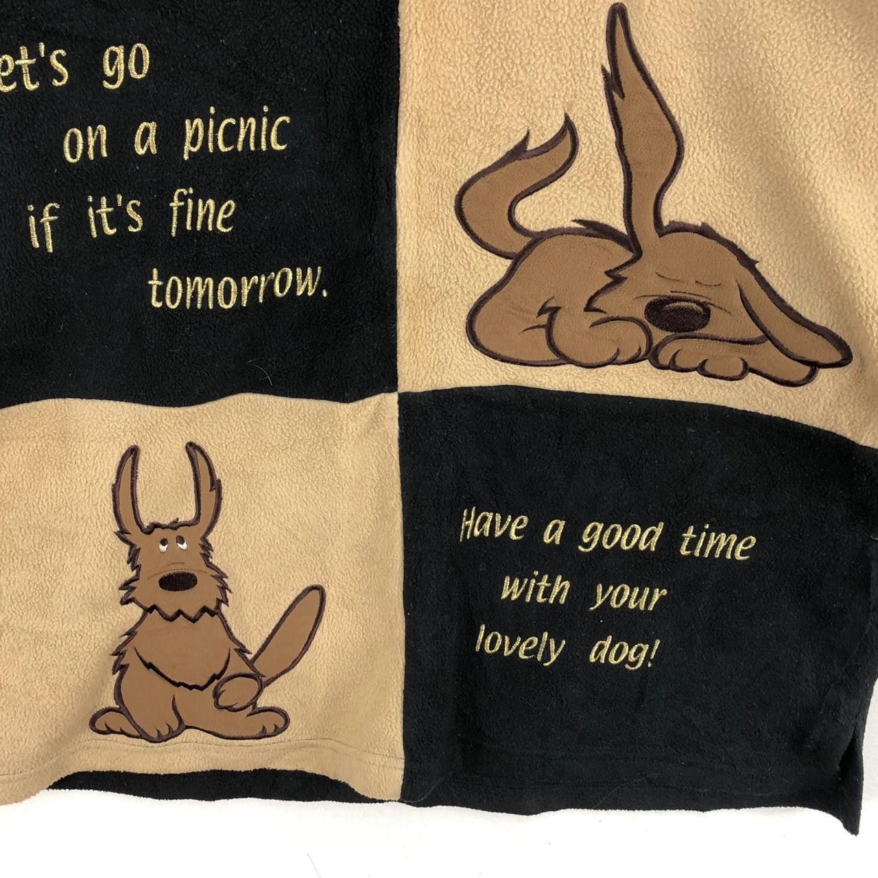 Other Vintage DOG PET PICNIC Cartoon Anime Comic Sweater Pullover Size L / US 10 / IT 46 - 4 Thumbnail