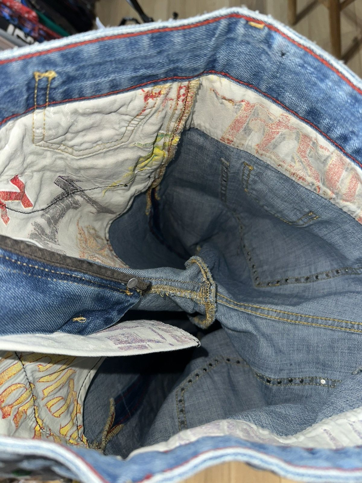 Philipp Plein Philipp Plein Patchwork Denim Size US 32 / EU 48 - 21 Thumbnail