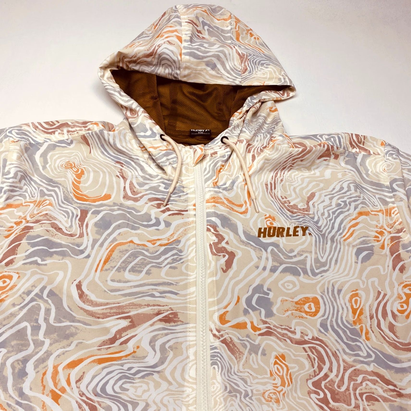Hurley HURLEY Windbreaker Offshore Anorak Barely Bone Size 2XL Lightweight Printed Size US XXL / EU 58 / 5 - 5 Thumbnail