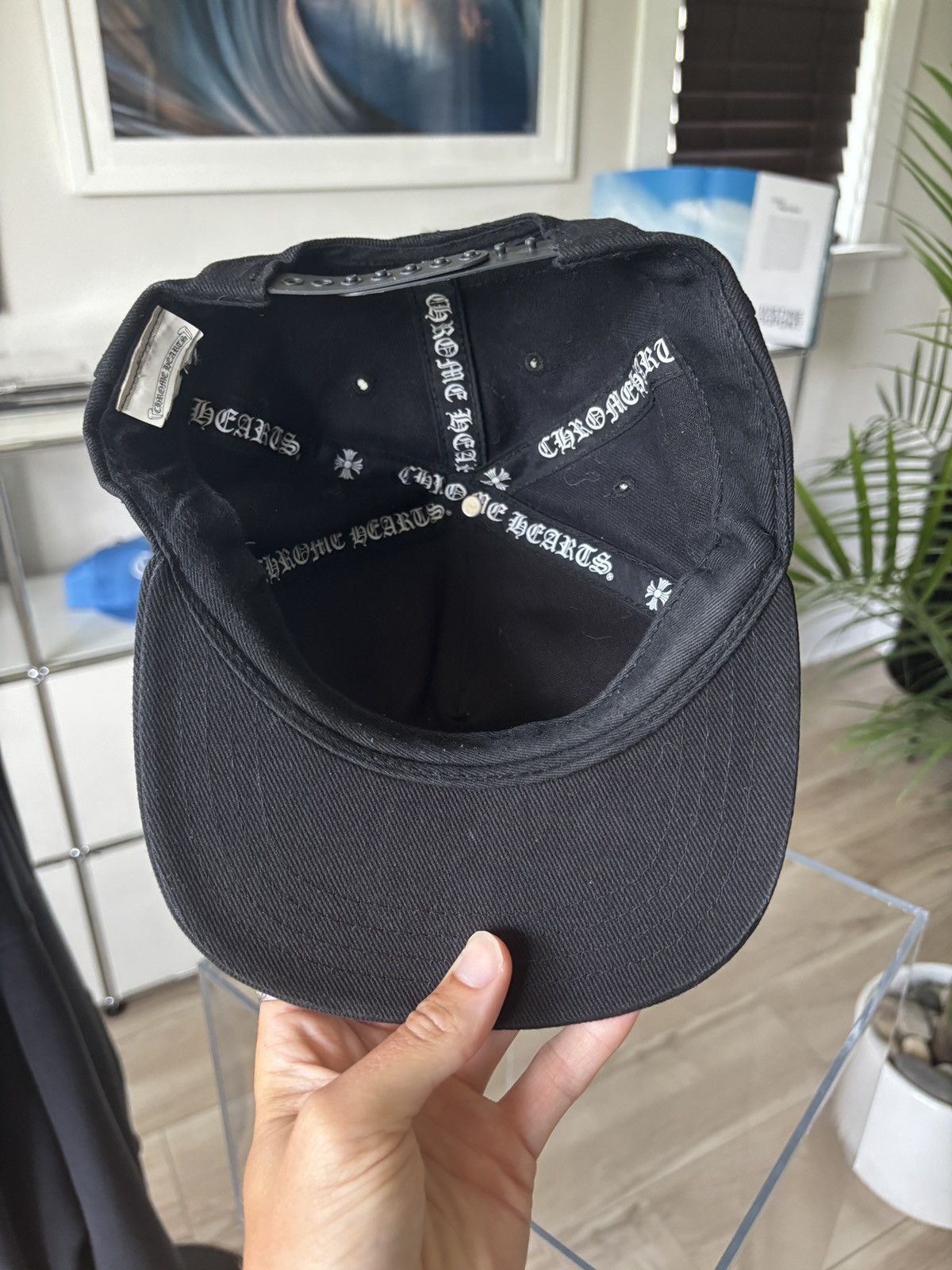 Chrome Hearts CHROME HEARTS FLORAL DAGGER DENIM HAT Size ONE SIZE - 9 Thumbnail