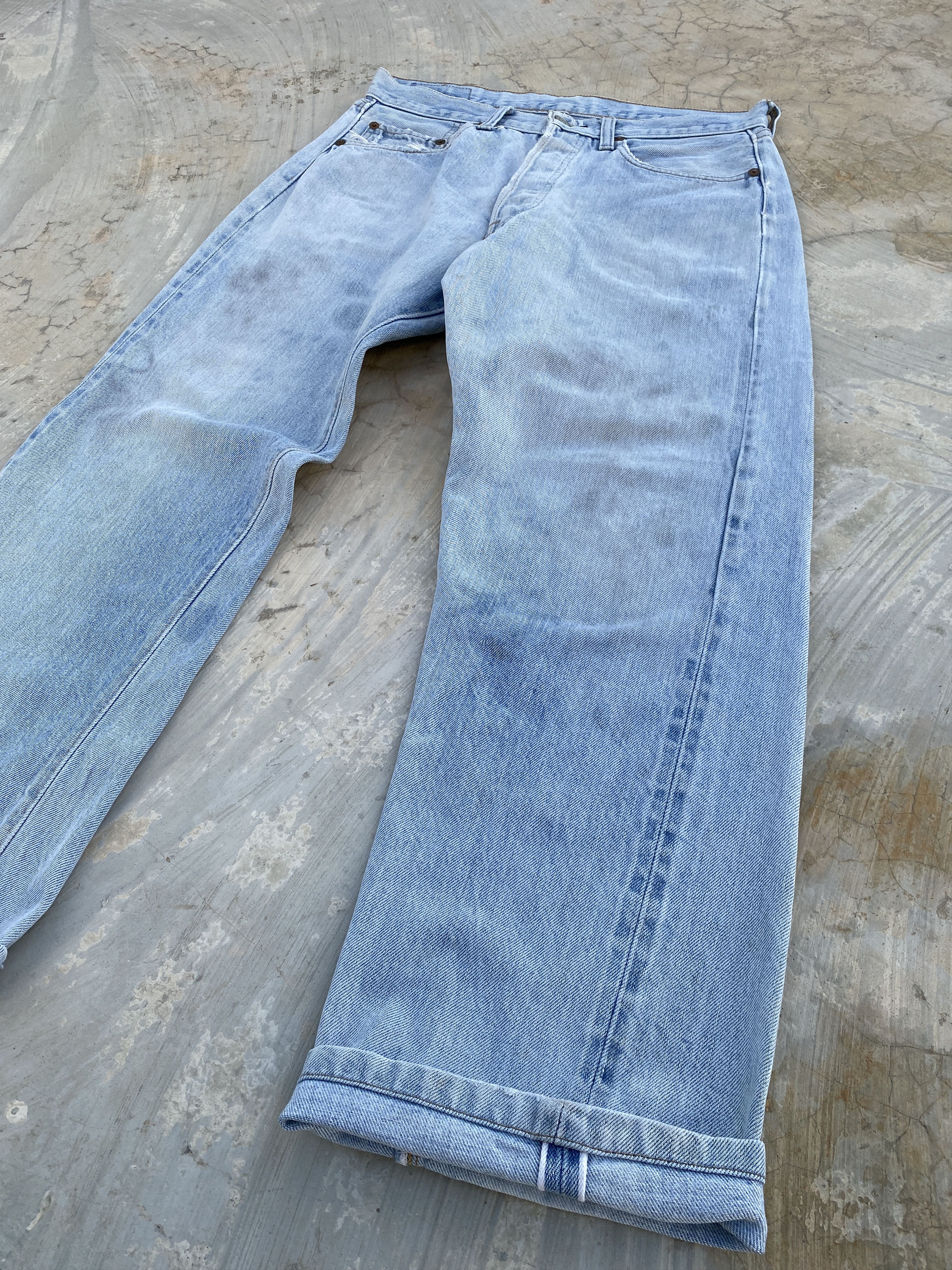Vintage 80s Levis 501 Redline #6 Selvedge Jeans