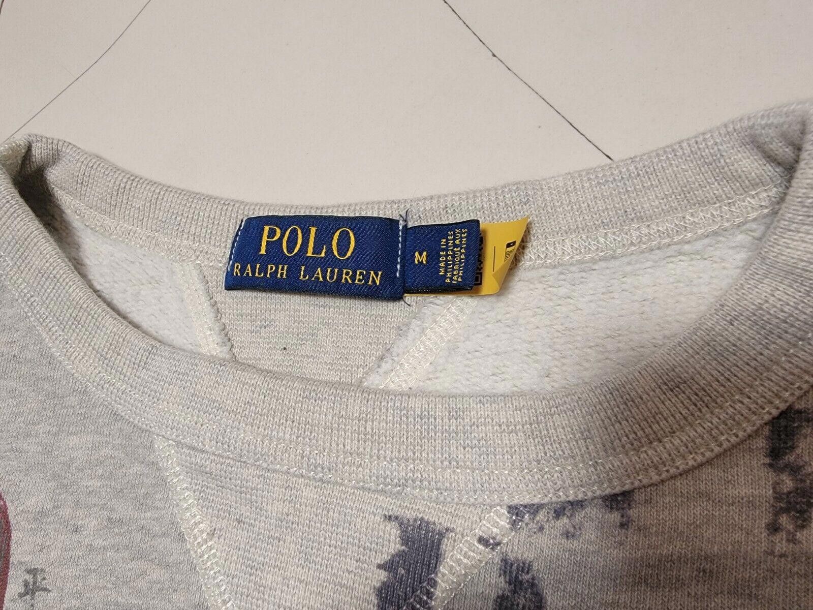Polo Ralph Lauren Rare Polo Ralph Lauren Printed Sweatshirt MULTIMEDIA MEDIUM Size US 32 / EU 48 - 3 Thumbnail