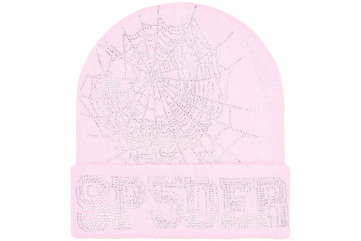 image of Spider Worldwide Sp5Der Web Beanie Pink, Men's