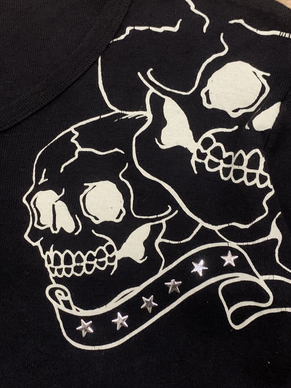 14th Addiction × Le Grande Bleu (L.G.B.) × Seditionaries Vintage Japanese Detectibe Struct Skull Punk Gothic Tshirt Size US M / EU 48-50 / 2 - 11 Thumbnail