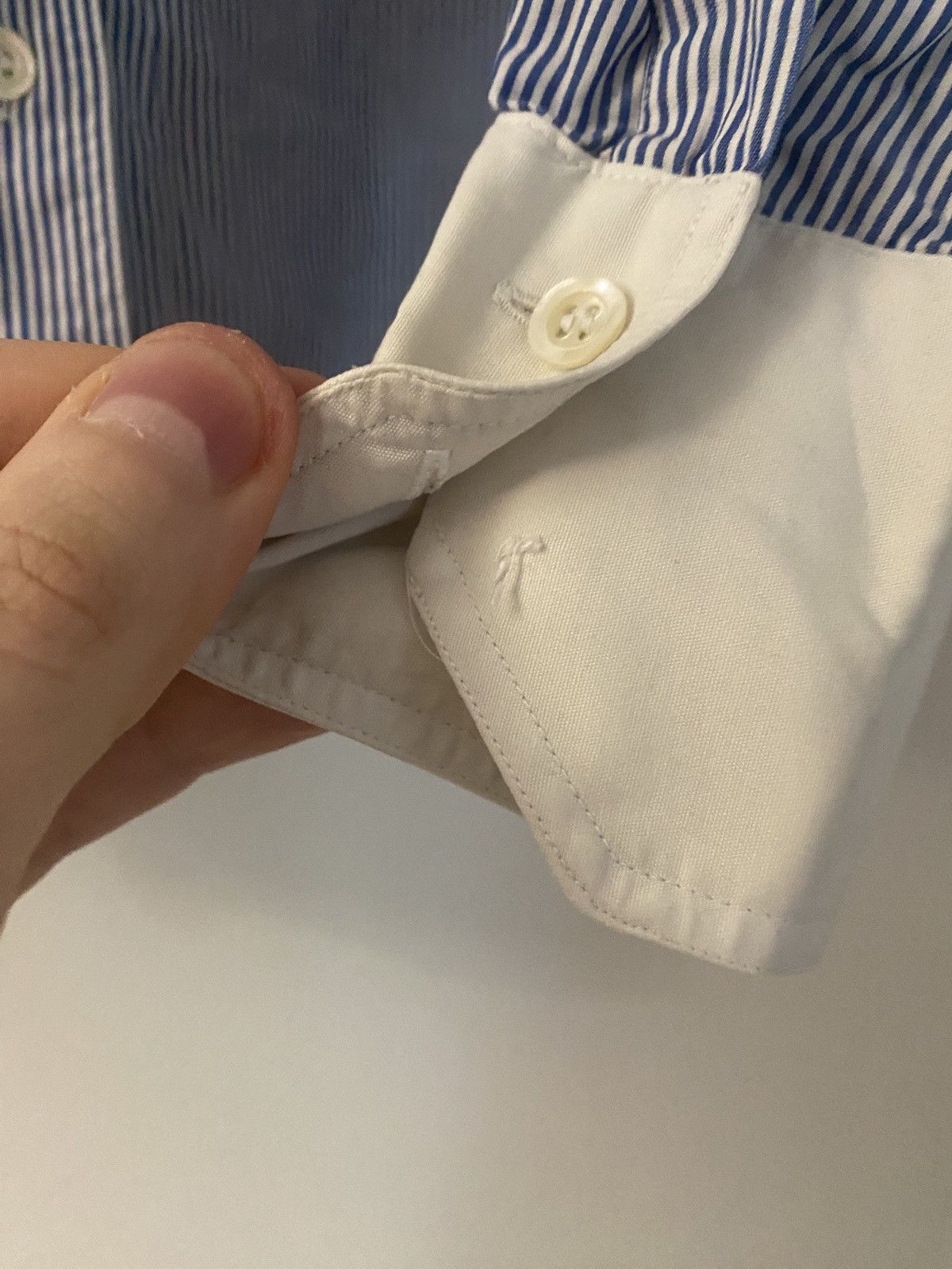 Celine Luxury vintage celine big logo on pocket shirt button up Size XS / US 0-2 / IT 36-38 - 10 Thumbnail
